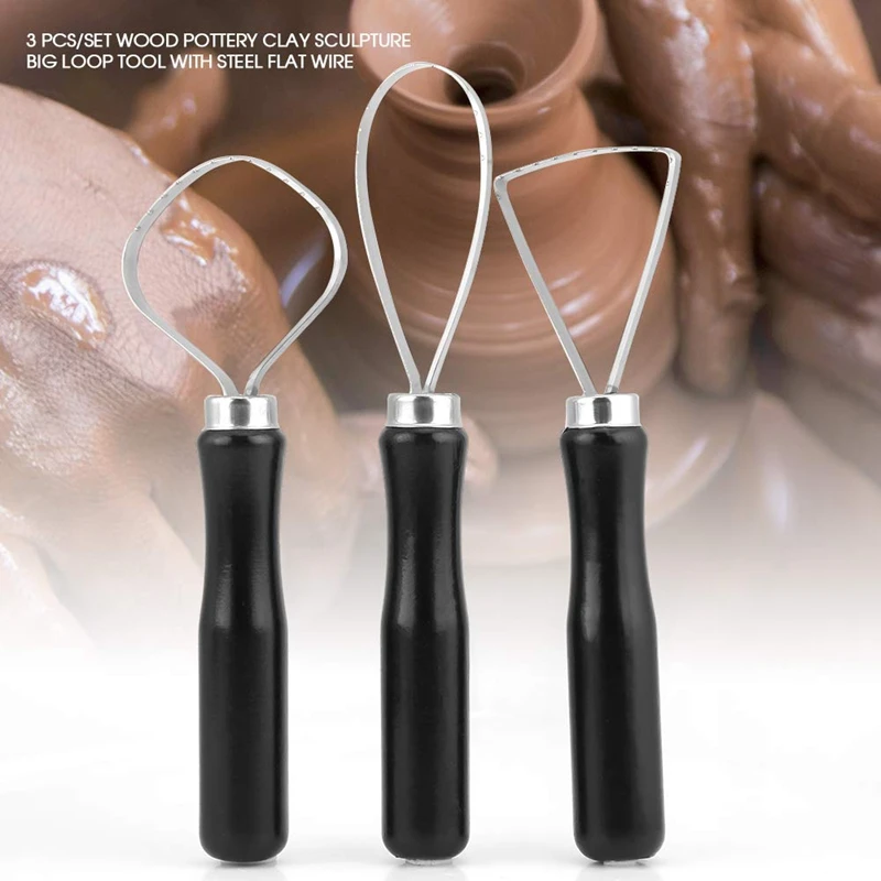 New 3Pcs скульптура скребок нож резной формирователь осадка керамическая Керамика