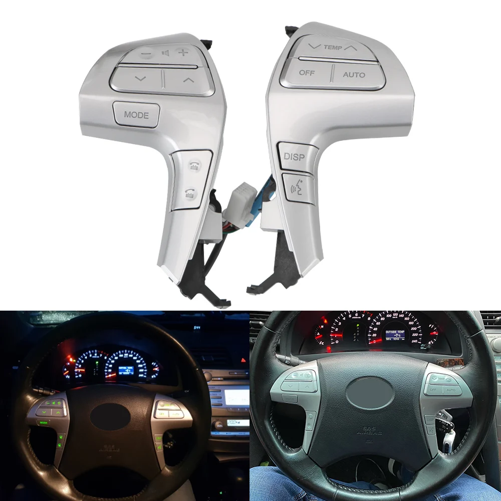 

Многофункциональный комбинированный переключатель управления на руль для Toyota Camry Hilux Vigo Corolla Highlander Innova, автомобильные аксессуары