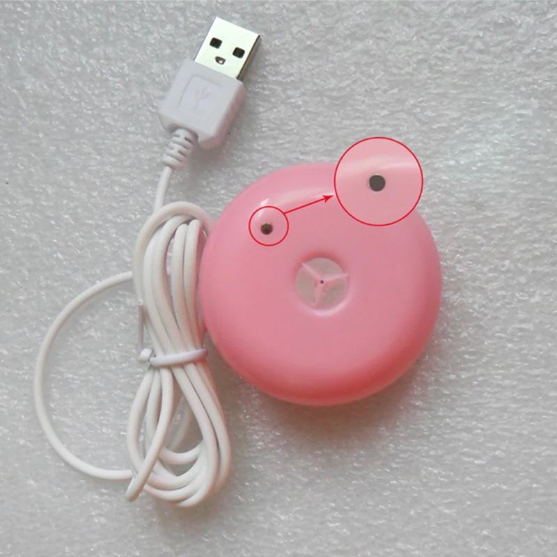 Мини Портативный USB увлажнитель воздуха пончики очиститель Арома диффузор паровой безопасное использование для дома и автомобиля увлажнитель воздуха распылитель