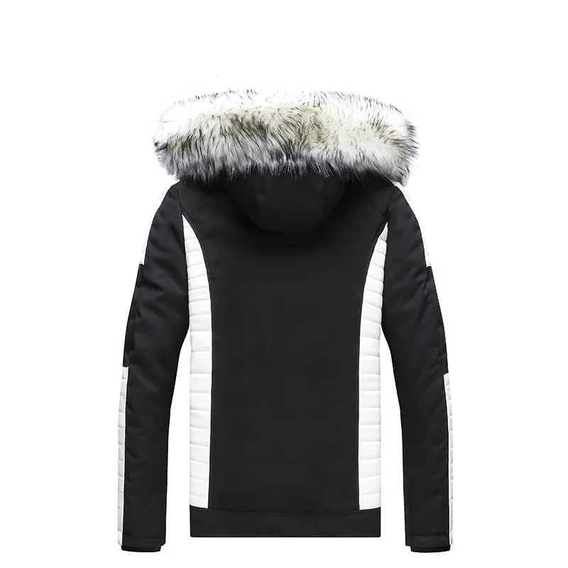 2019 Winter Jacket Men Thicken Warm Parkas hombre Fur Wool Trench Casual Jackets Coat Plus Size L-3XL Overcoat Outwear | Мужская одежда