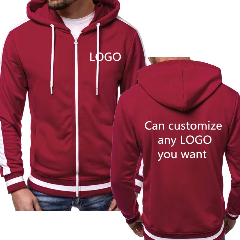 Куртка мужская с забавным принтом флисовая уличная одежда капюшоном на молнии