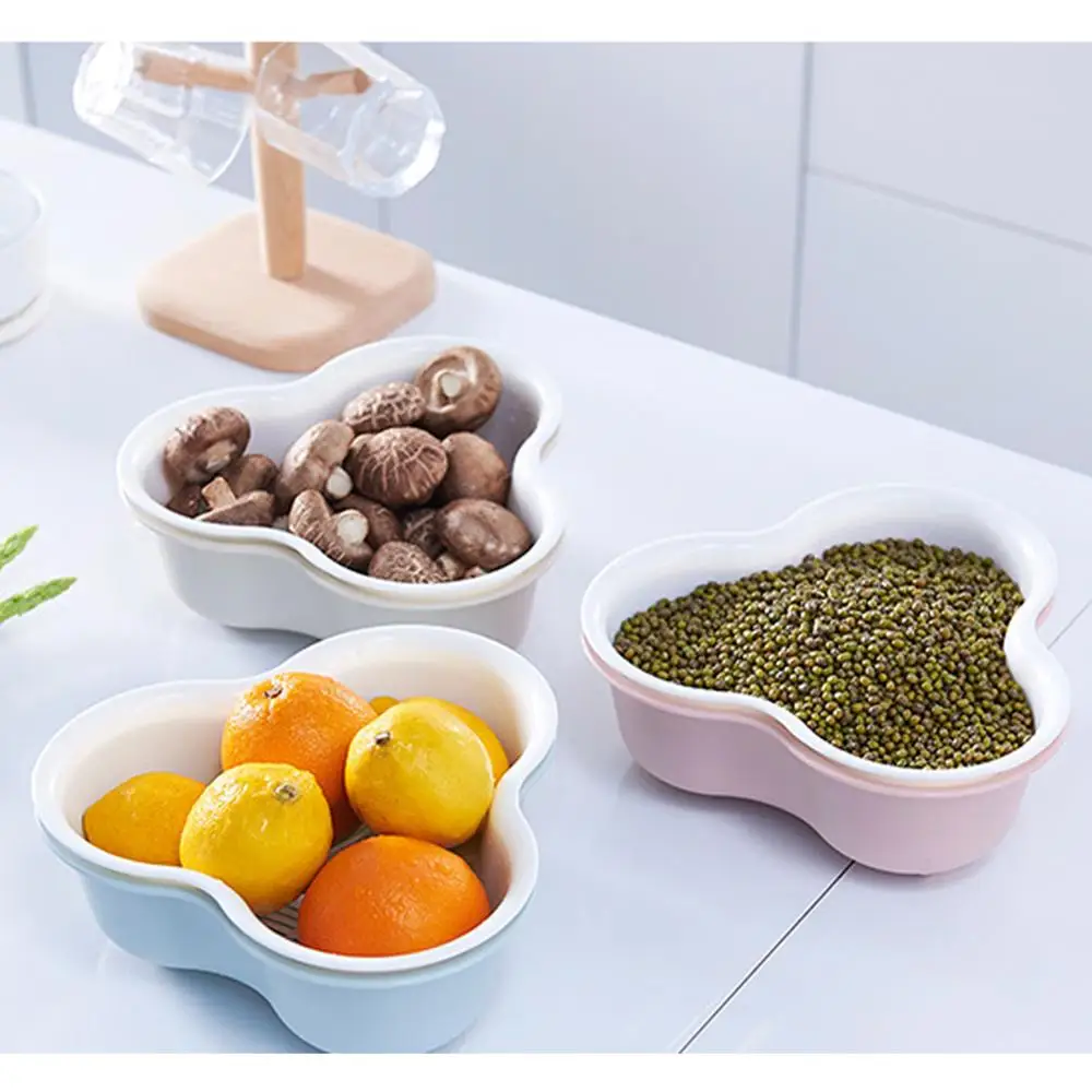 2020 высокое качество модная двойная сливная корзина миска для мытья кухни ситечко