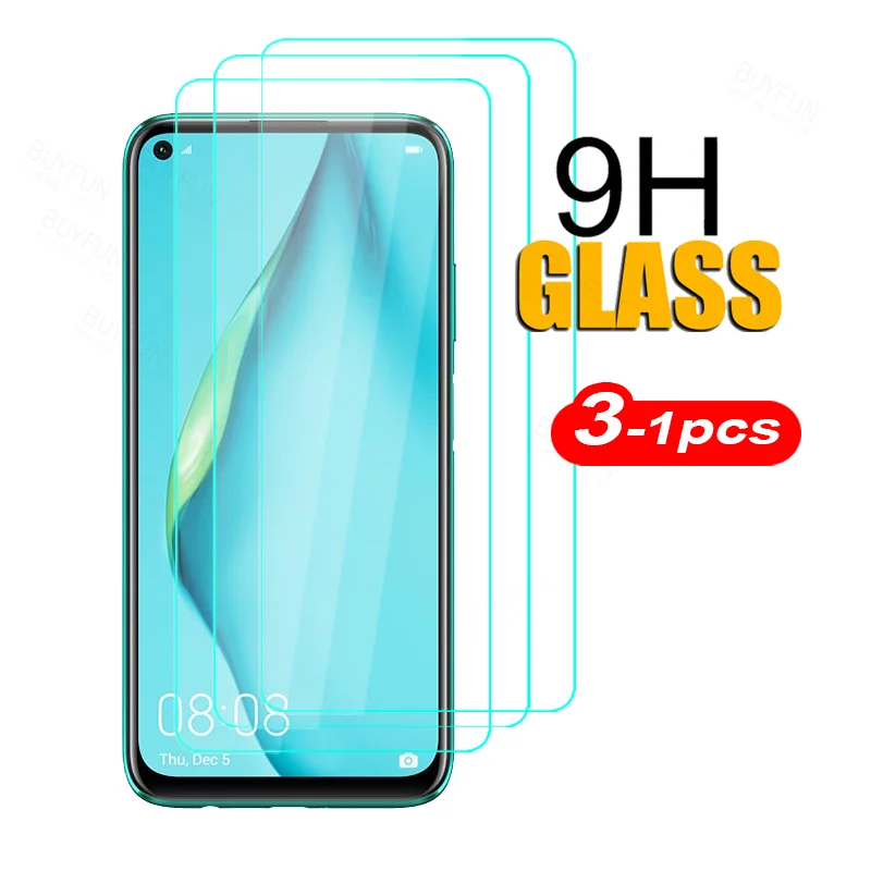 

1-3Pcs Tempered Glass for Huawei P40 P30 P20 lite E HD Screen Protective Glass on Huawe P40 Lite E Protective Film
