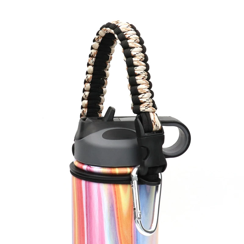 

Hiking Bottle Rope Hydration Flasks Rope Water Bottle Cup Handle Safety Fashionable Outdoor