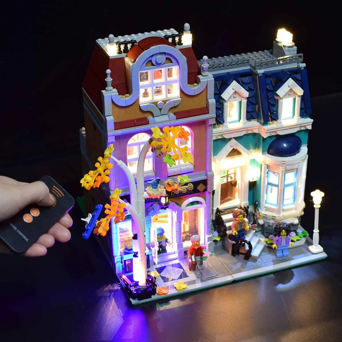 Набор со светодиодной подсветкой для 10270 года творца модульный книжный магазин