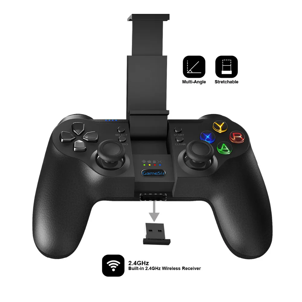 GameSir T1s геймпад Bluetooth 2 4G беспроводной контроллер для Android телефона/Windows PC/VR/tv Box/для