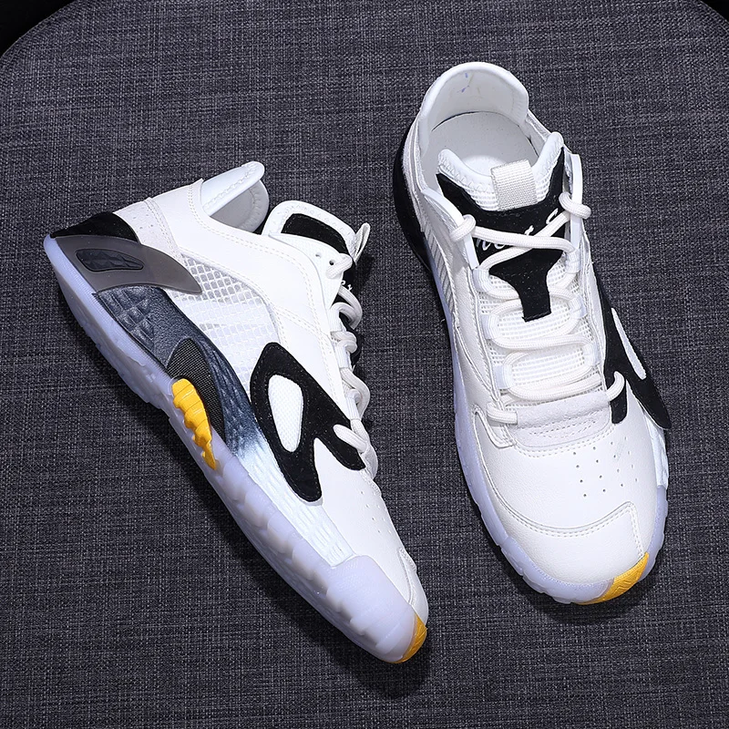 

Женская обувь на платформе с высоким берцем на каждый день; Кроссовки; Летняя обувь; Белая обувь с подошвой из вулканизированной резины. Удо...