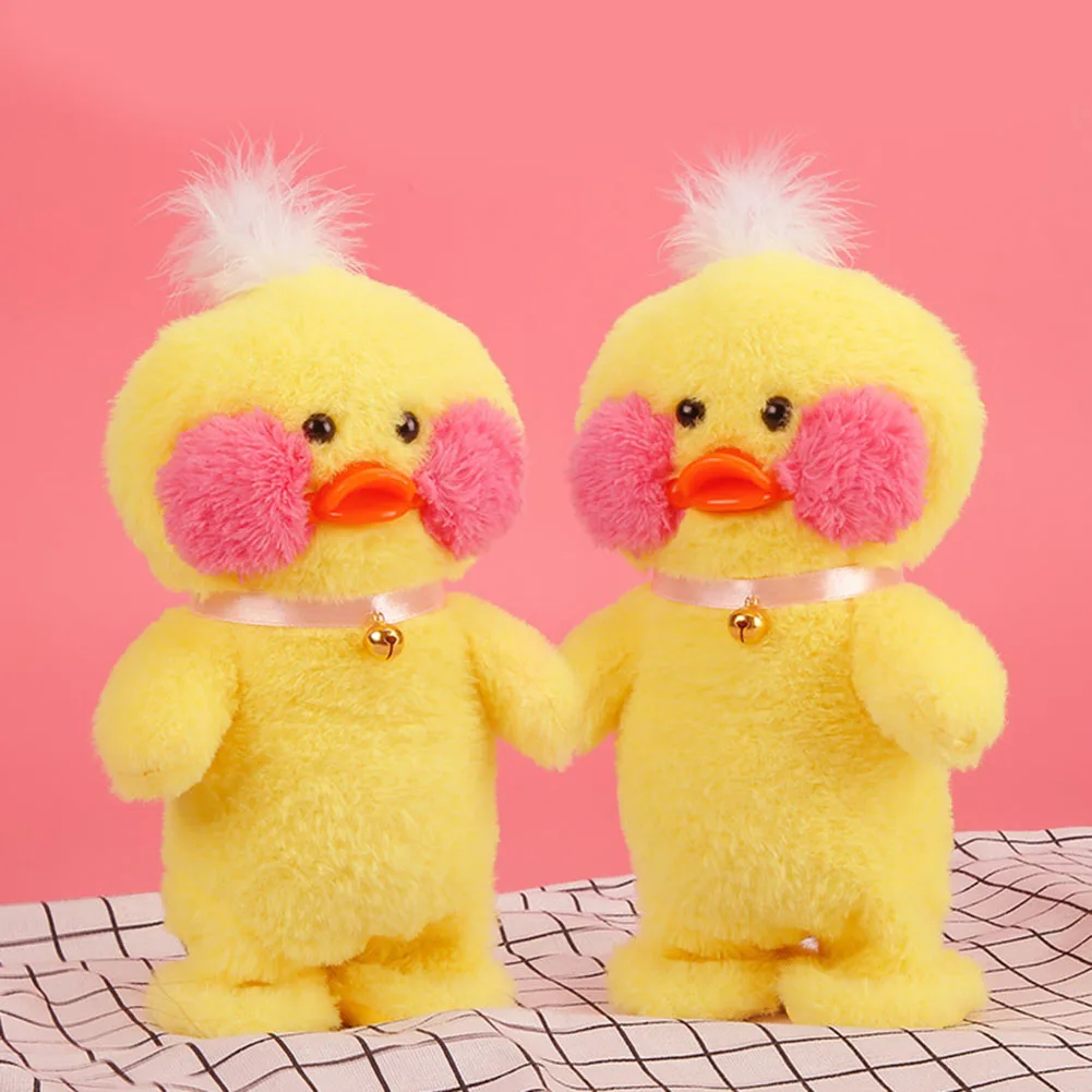 

Sound Educational Toys for Children Gift Children Electric Toys Cute Duck Plush Toy Kids Interactive Smart Singing Doll