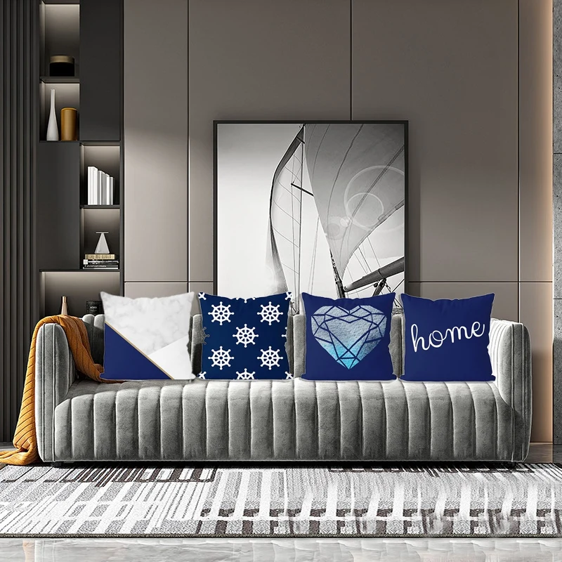 

4 шт., декоративный чехол для диванной подушки, 45 х45 см