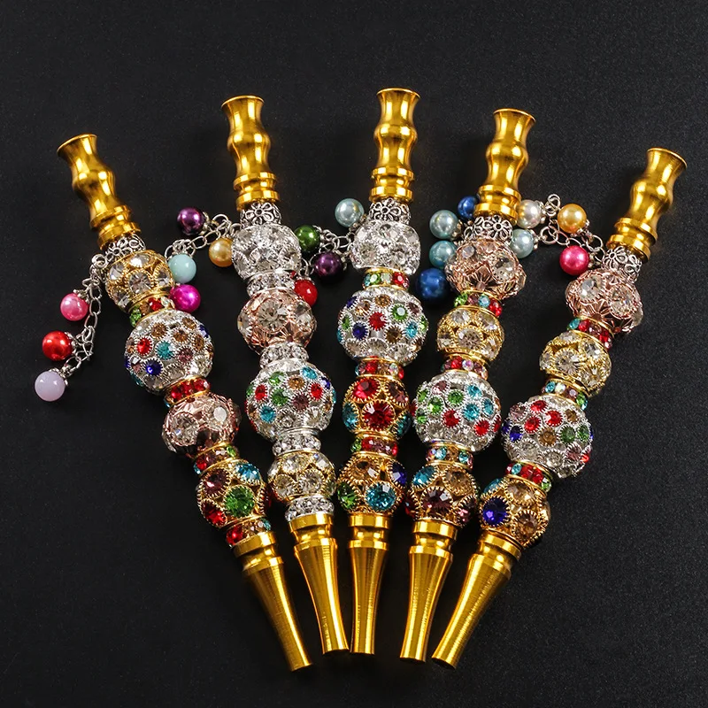 

Portable Decoration Shisha Hookah Mouthpiece Handmade Jewelry Chicha Filter Tips Hookah jeweled hookah tip