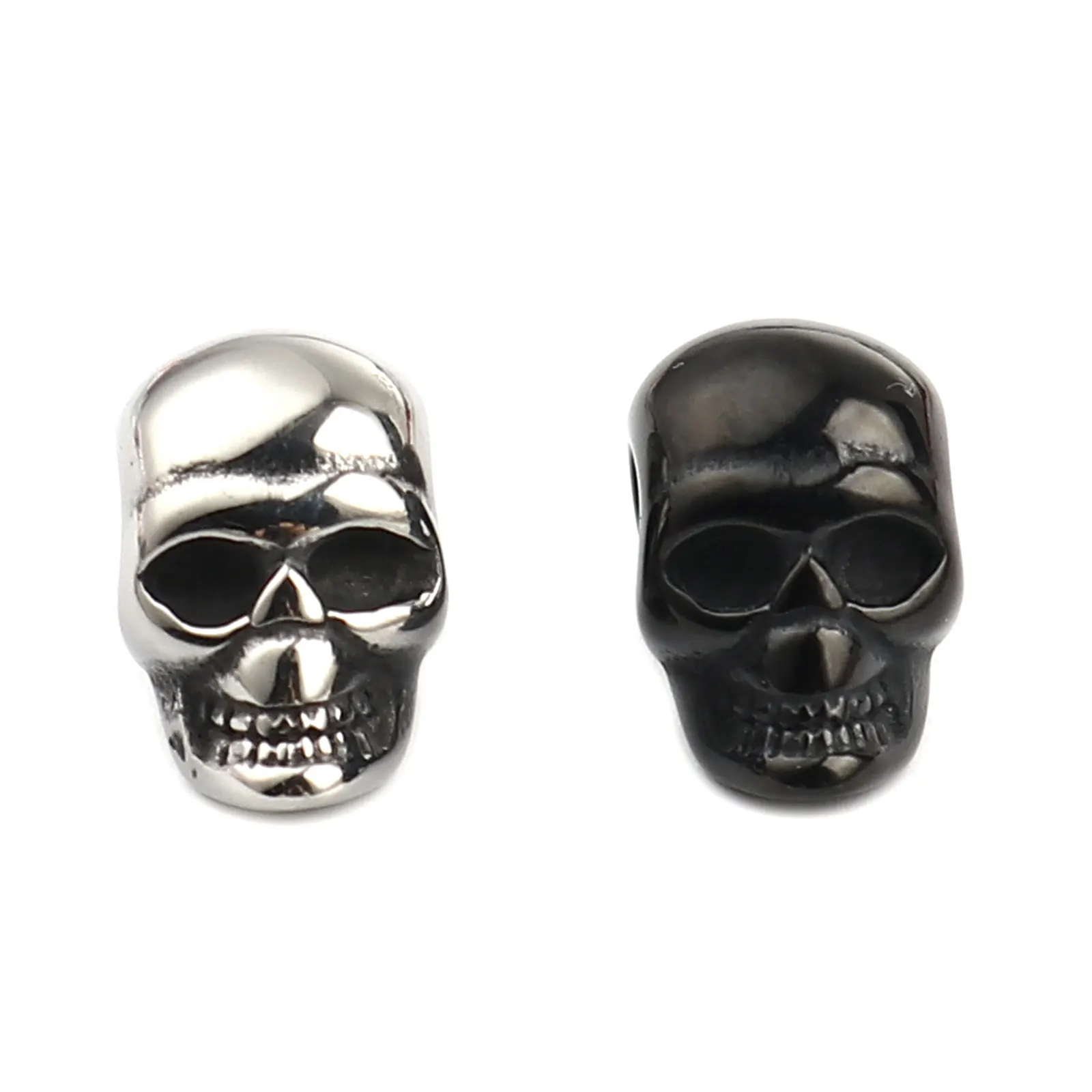 Бусины из нержавеющей стали в стиле панк для Хэллоуина 8 сезонов череп