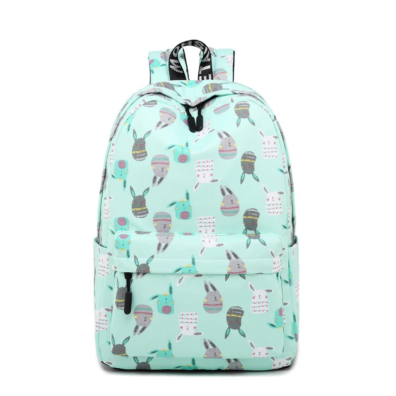 

Polyester waterproof school bag Cartoon Rabbit Large capacity Student backpack for teenage girls Travel backpack female Mochila