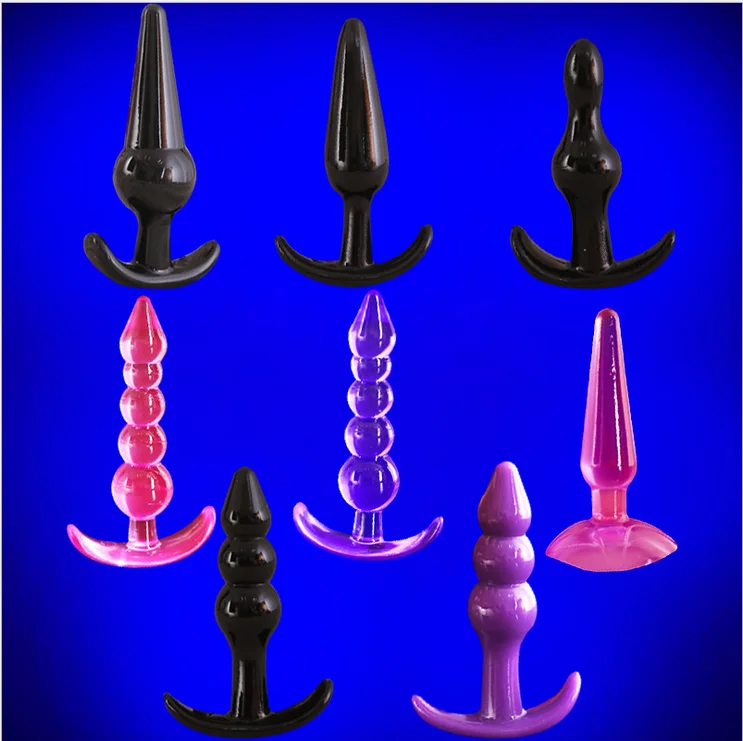 Силиконовый Анальная пробка фаллоимитатор вибратор секс-игрушки для женщин