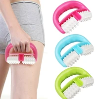 1pc wheel ball slimming anti cellulite massager roller handheld body leg foot massage pain relief face lift tool