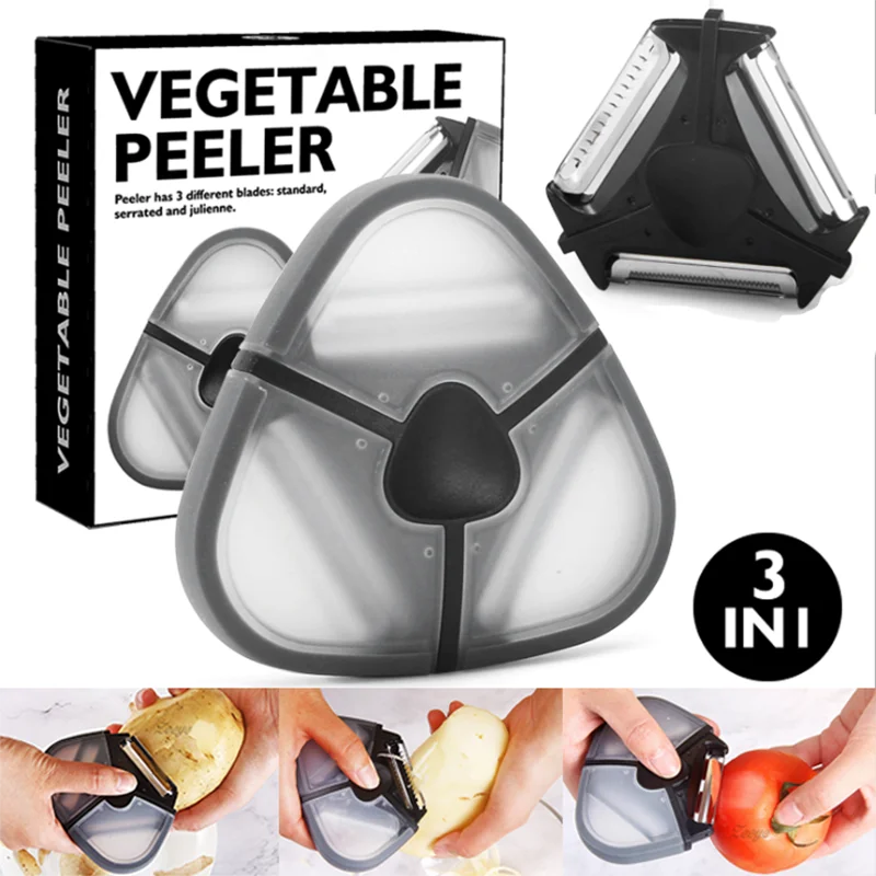 Многофункциональная Нержавеющая сталь многофункциональная Овощечистка и