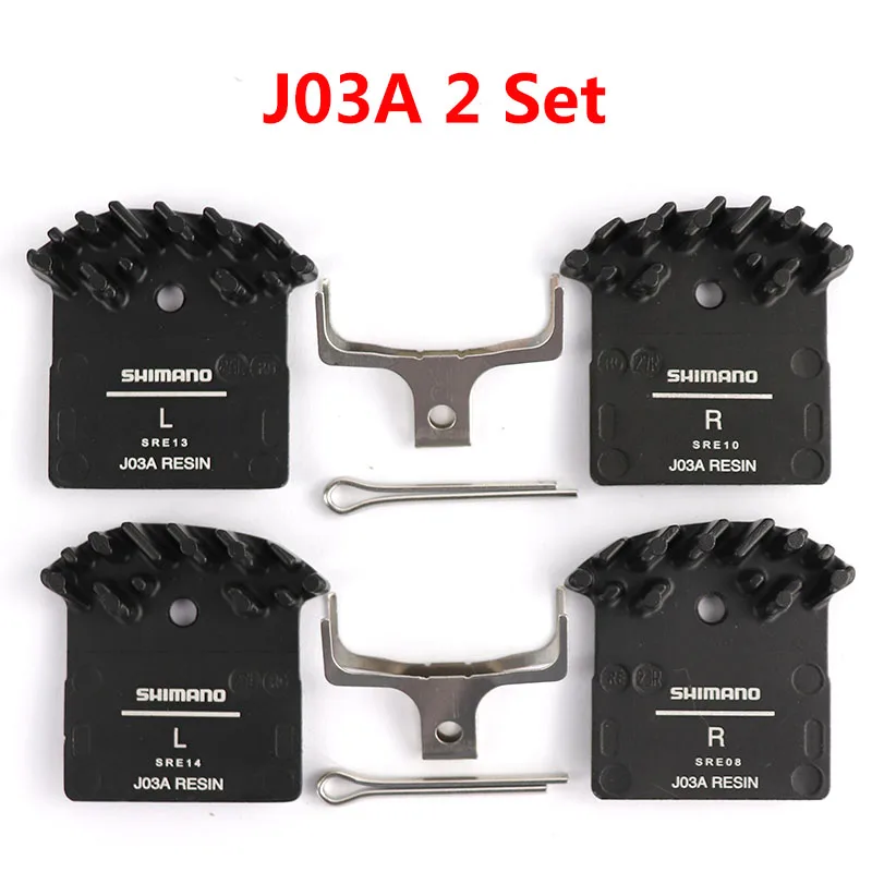J03A 2 Set SHIMANO дисковые Тормозные колодки DEORE XT SLX DEORE J03a Смола Ice Tech J04C Металл Ice Tech тормозные колодки MTB Горный сиденья для велосипеда - Цвет: J03A 2 Set