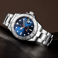 cadisen classic mens watch 40mm luxury sapphire glass mechanical wristwatch stainless steel automatic waterproof watch relogio