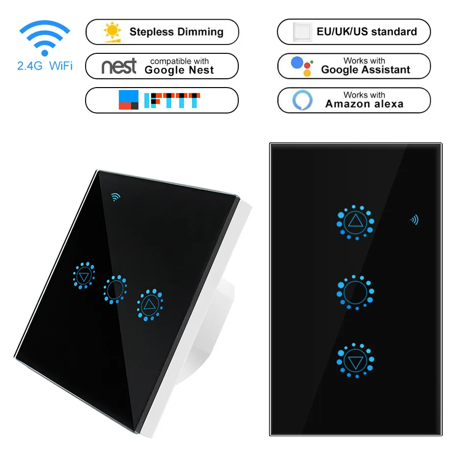 WIFI Smart APP Дистанционный датчик светодиодный диммер светильник выключатель