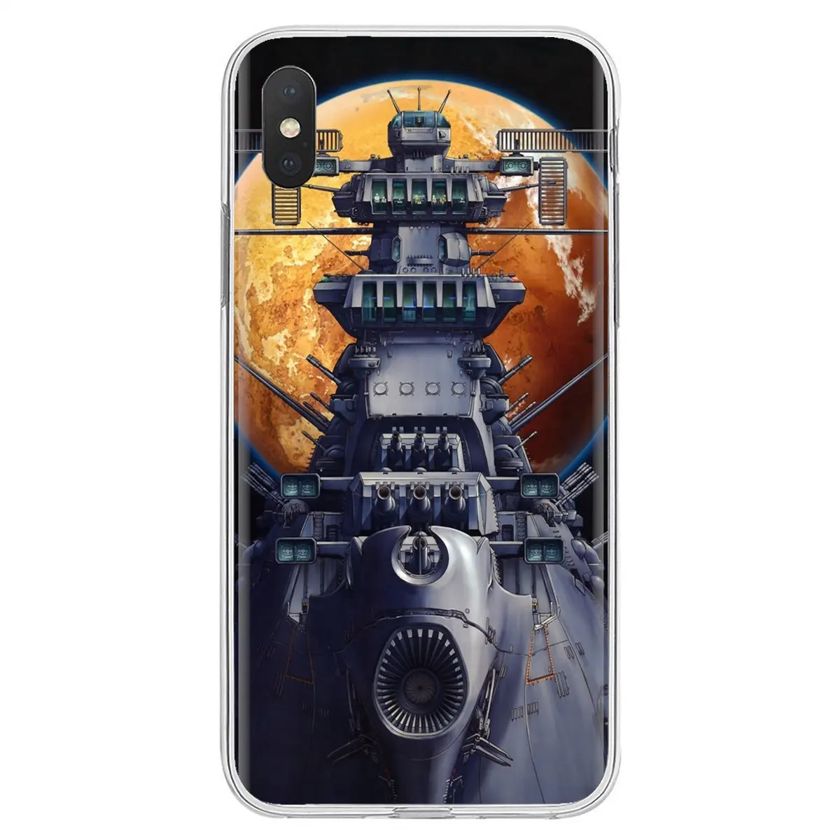 Мягкий чехол для Xiaomi Mi5 Mi5S Mi6 Mi3 Mi4 Mi4i Mi4C Redmi Note 2 3 3S 5 5A 6 6A Pro Uchuu Senkan Yamato 2199 Аниме