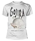 Белая футболка Gojira с Китом из Марса, новинка, официальная