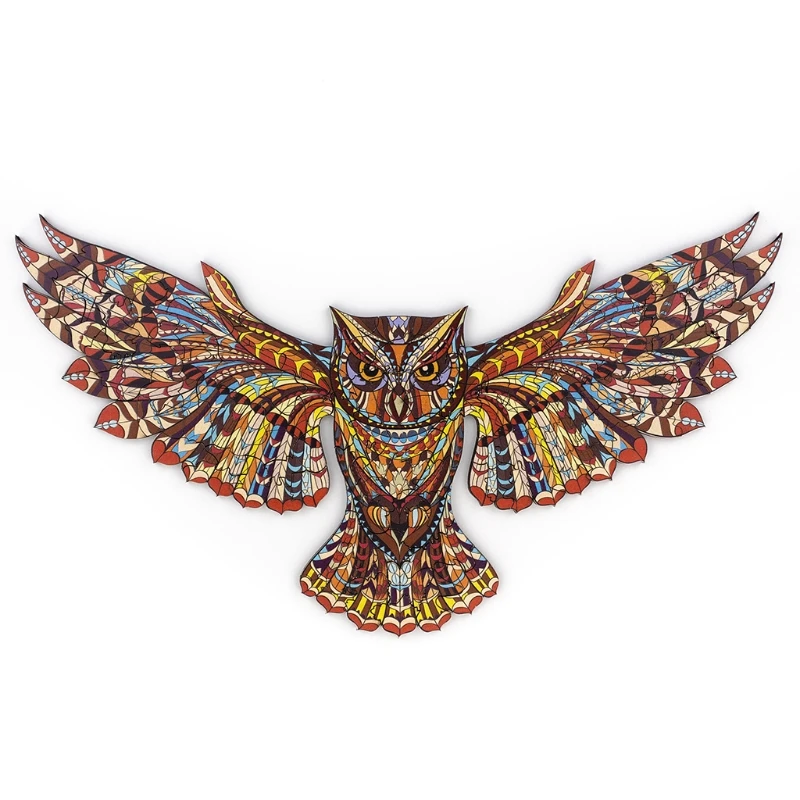 

U90B Wall Mounted Puzzle Box w/ Laser-Printing Thickened Wood for Gallery Decoration