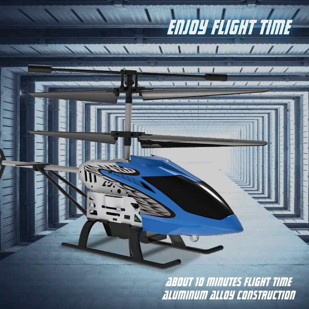 Радиоуправляемый вертолет со светодиодсветильник кой летательный аппарат Дрон