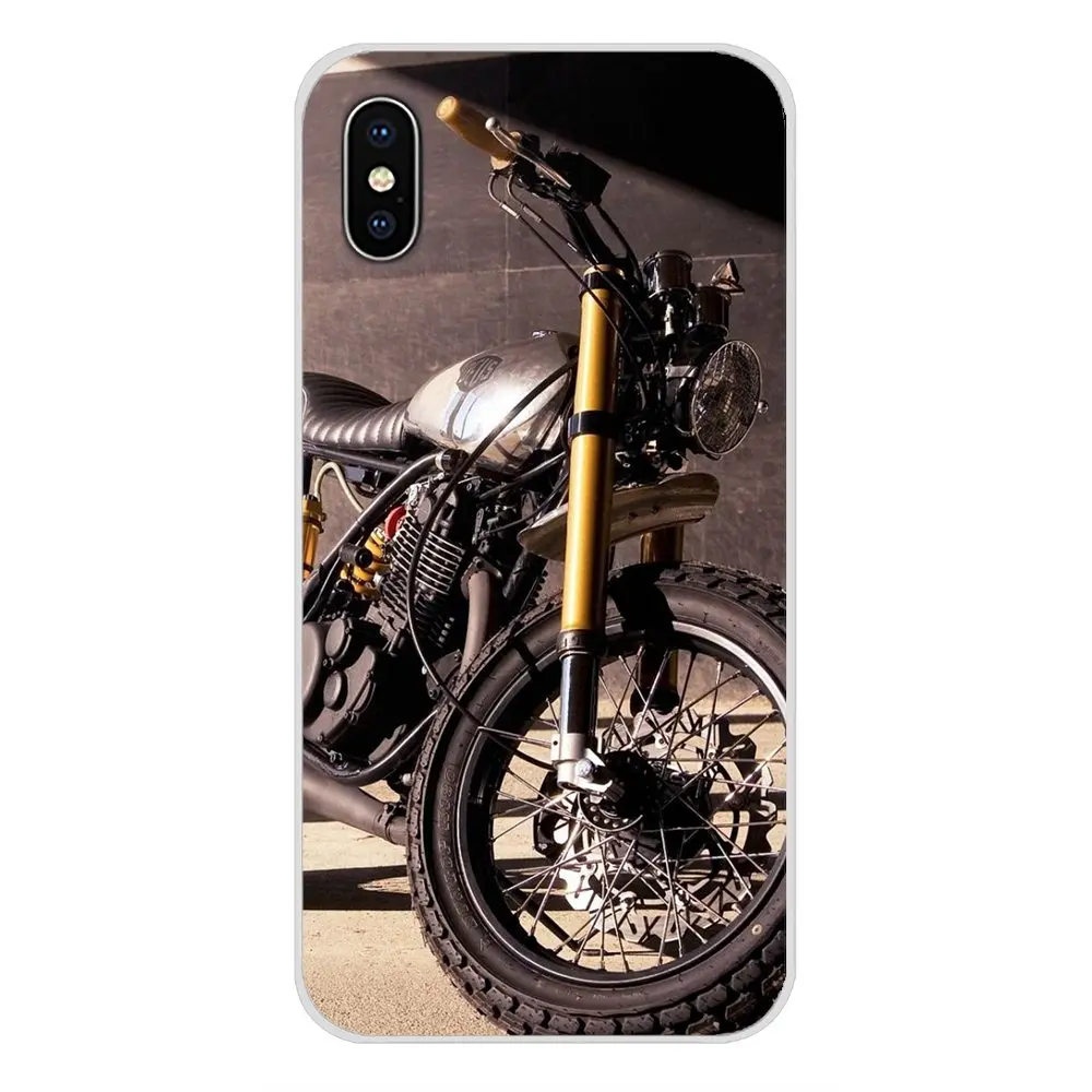 For Samsung A10 A30 A40 A50 A60 A70 Galaxy S2 Note 2 3 Grand Core Prime Retro Motorcycle Race Motor Transparent TPU Cases Covers | Мобильные