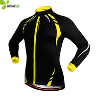 wosawe thermal fleece men cycling jackets windproof clothing autumn winter mtb bike bicycle long jersey windbreaker