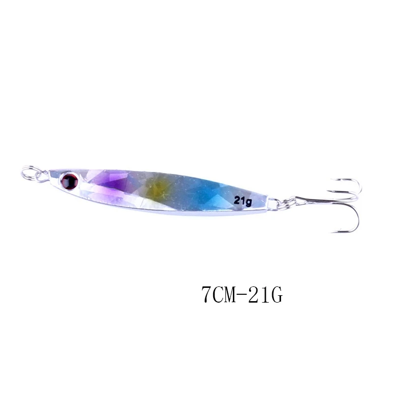 

7Pcs Hard Metal Sea Sinking Lead Fishing Lures 21G/14CM Wobbler Pike Carp Trout Perch Squid Fishing Baits