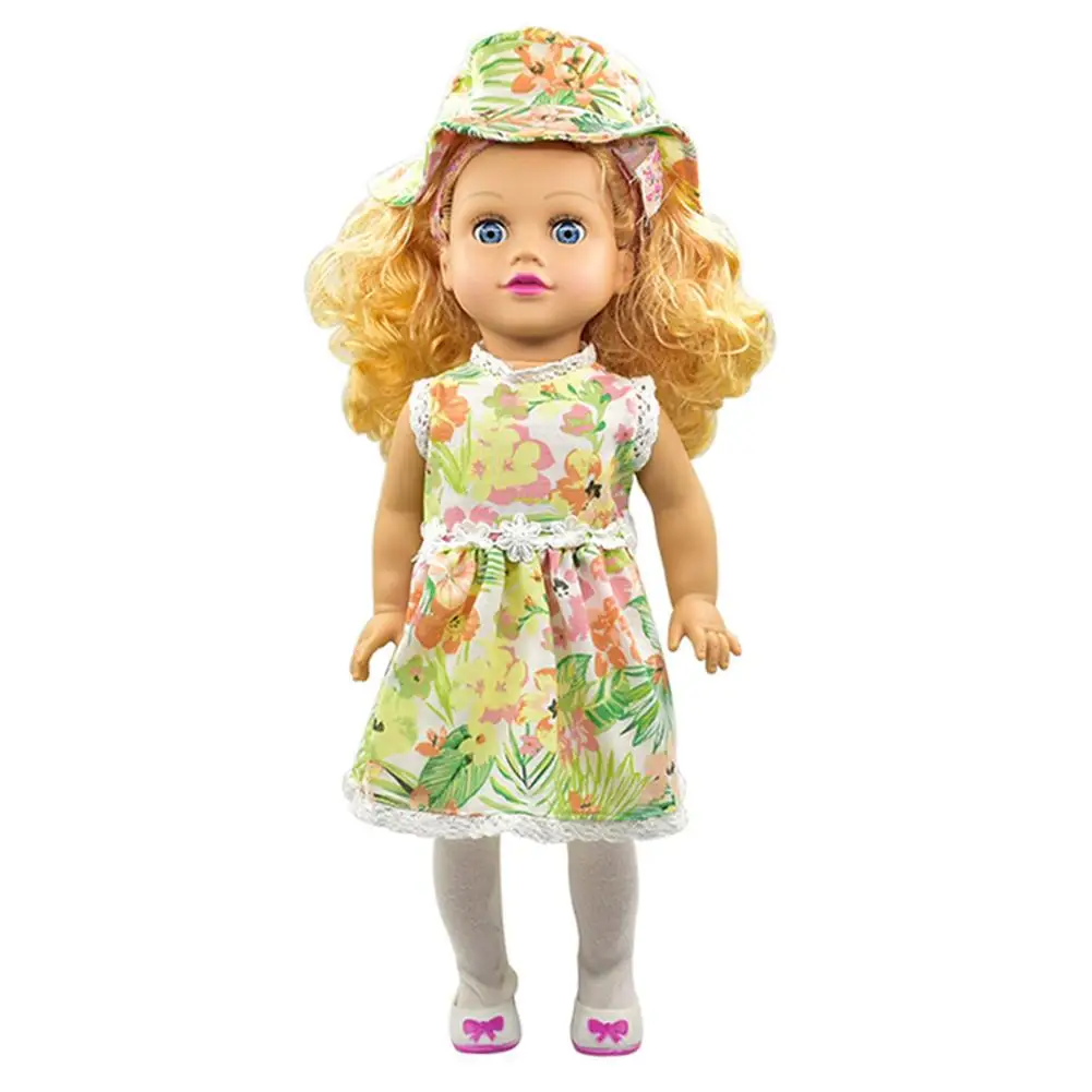 1 шт. 18-дюймовое платье для куклы в гавайском стиле игрушечное с кружевным