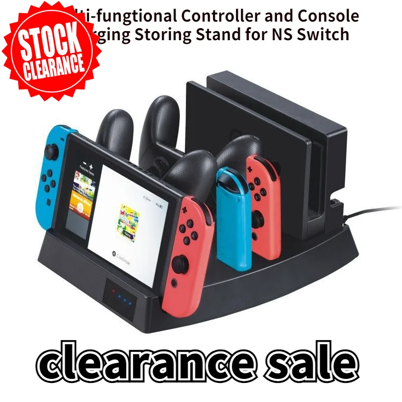 

Multifunction Charging Storing Stand For Nintend Switch Console NS Left Right Joy-con Charger For Nintend Switch Pro Controller
