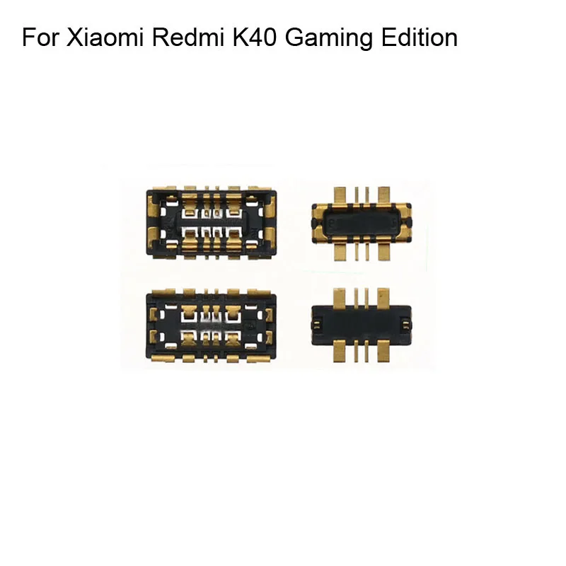 

5 шт. для Xiaomi Redmi K40 игровой внутренний FPC Разъем Держатель аккумулятора зажим контактный замена на борту гибкий кабель K40 игра