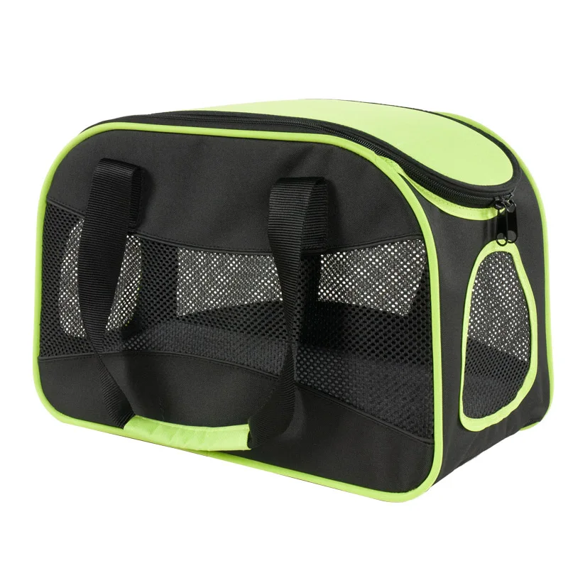Green and Black Сумка для собак M4PET переноска для кошек переносная и модная для наружного и внутреннего использования дышащая переноска для домашних животных - Цвет: Green and Black