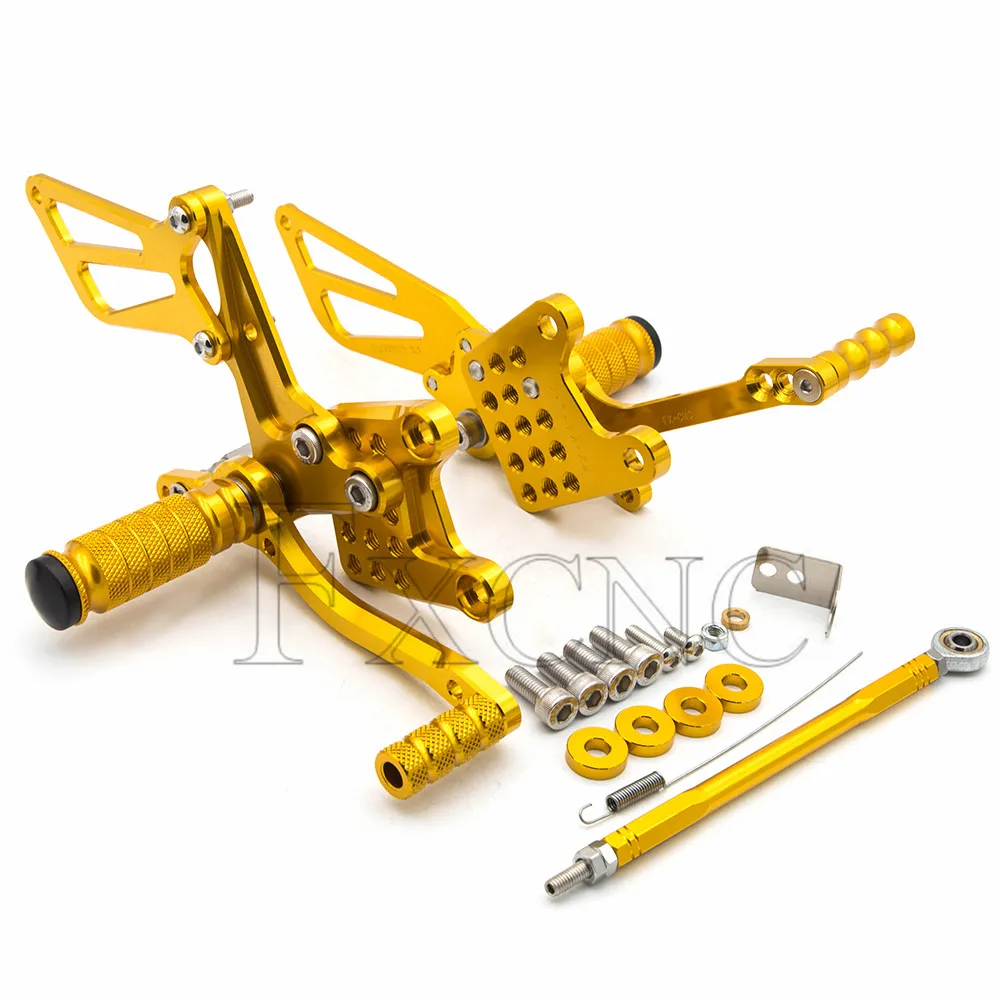 CNC мотоцикл подножки отдых Rearset задний Набор Подножка для Suzuki GSXR 600 750 1000 K1-K5 SV 650 SV650S SV1000/S 1998