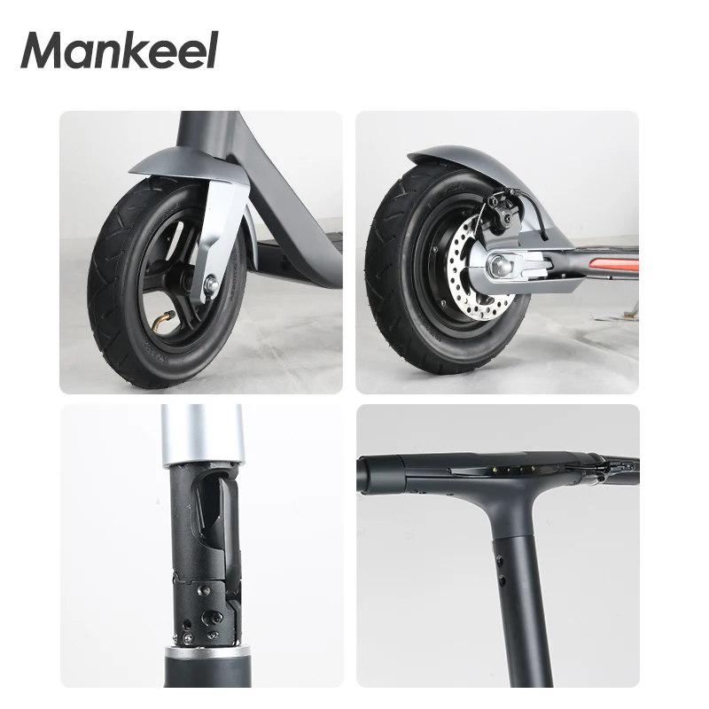 

EU Stock! Electric Scooter 350W 40KM Range 25KM/H Speed 10 Inch Tires Heavy-Duty Frame Kick Scooter Skateboard For Adults Kids