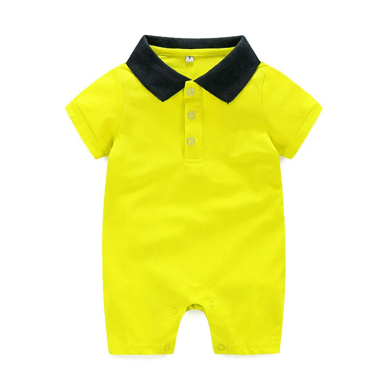 Детский комбинезон из 100% хлопка с коротким рукавом на возраст 0-24 месяца | Мать и