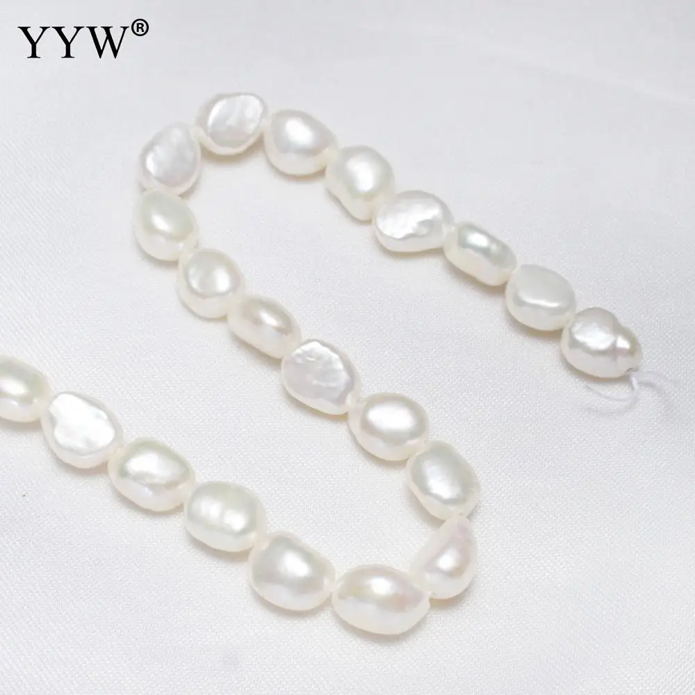 Бусины из пресноводного жемчуга в стиле барокко 15 5 дюйма 8-9 мм AA 100% натуральный