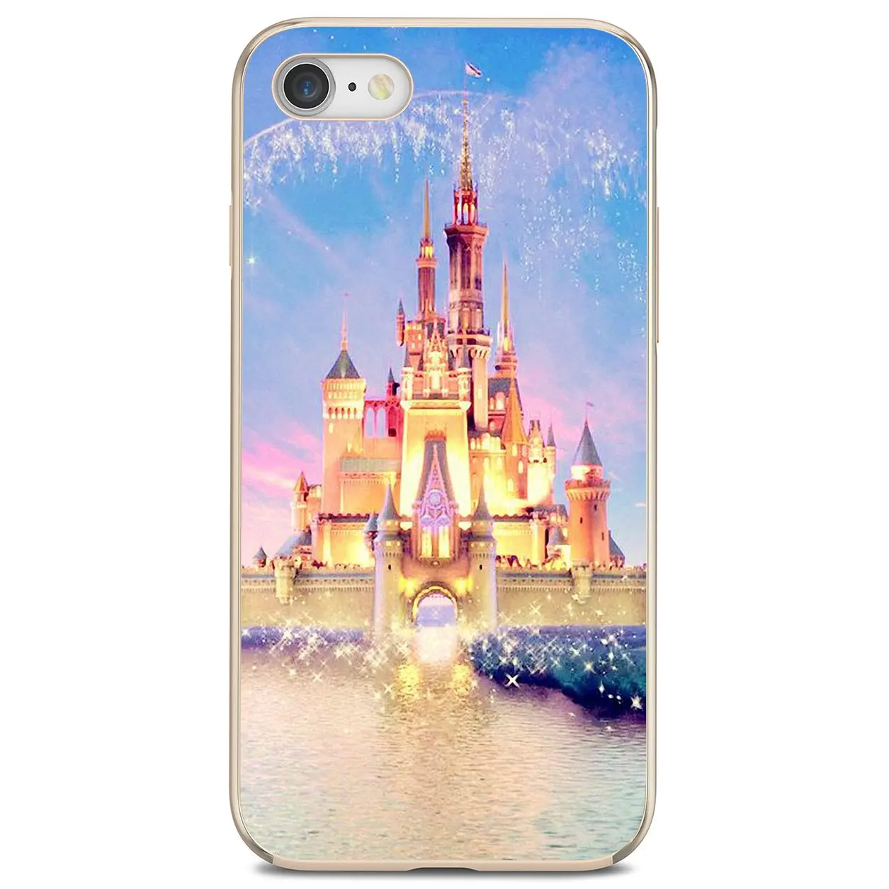 Для Xiaomi Redmi 2 S2 3 3S 4 4A 5 5A 6 6A 7A 9 9T 9C 9A Pro Pocophone F1 Cinderella-D-Glass-тапки-C-Castle мультяшный чехол |