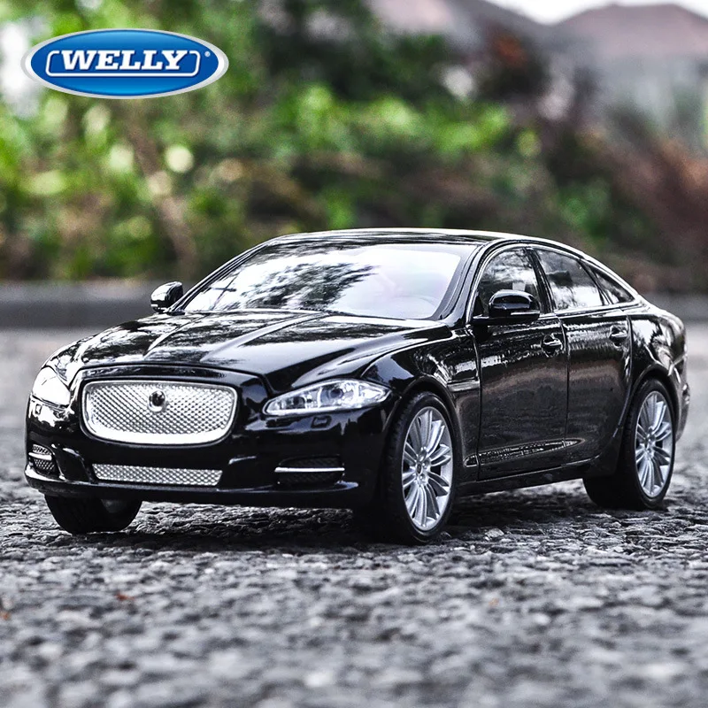 Welly 1:24 2010 Jaguar XJ брелок для автомобильных ключей имитационная модель автомобиля