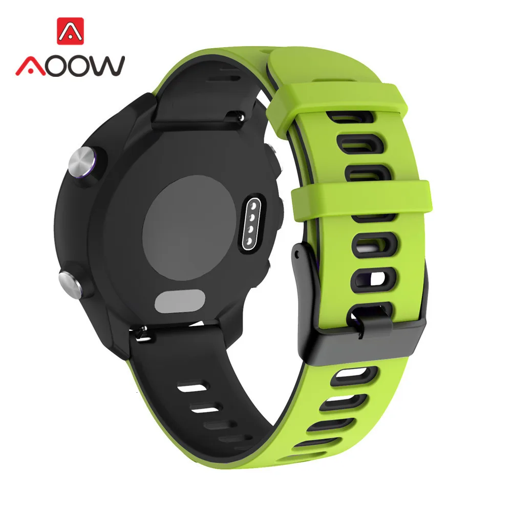 20 мм спортивный силиконовый ремешок для часов samsung Galaxy Watch Active2 40 мм 44 мм 42 мм Active 2 Garmin Amazfit huawei Band ремешок Correa