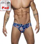 Мужские плавки, сексуальные пуш-ап трусы для плавания, шорты для серфинга, плавки, плавки, пляжные бикини с принтом, пляжная одежда, дизайнерский мешочек
