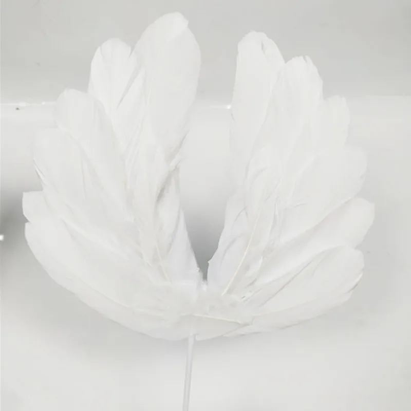 1 шт. белое черное Розовое перо украшение для торта вилка вечеринки принцесса