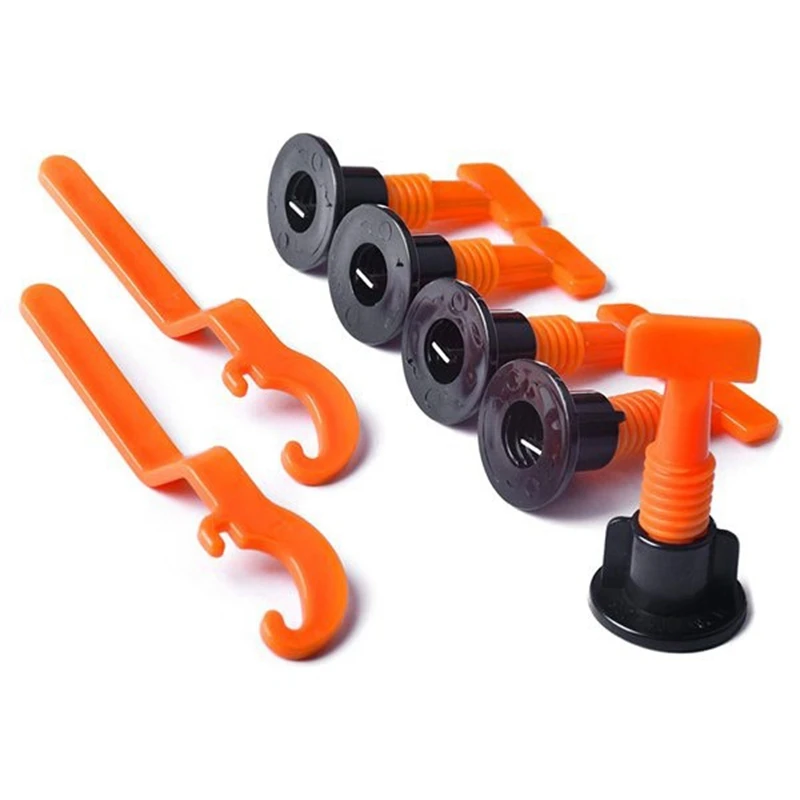 

153 PCS Tile Leveling System Toolkit Level Wedges Alignment Spacers for Leveler Locator Spacers Plier Flat Ceramic Floor