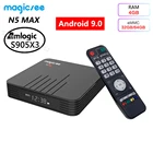 ТВ-приставка Magicsee N5 MAX, Android 9,0, 4 Гб ОЗУ, 32 ГБ, 64 Гб ПЗУ, медиаплеер Amlogic S905X3, 2,4G, 5G, Wi-Fi, Bluetooth 4,1, 4K, HD Smart Box