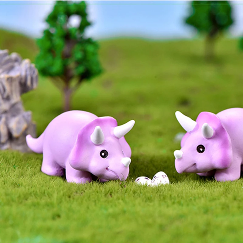 Миниатюрный Стегозавр Тираннозавр Рекс Динозавр Сказочный Сад украшение дома