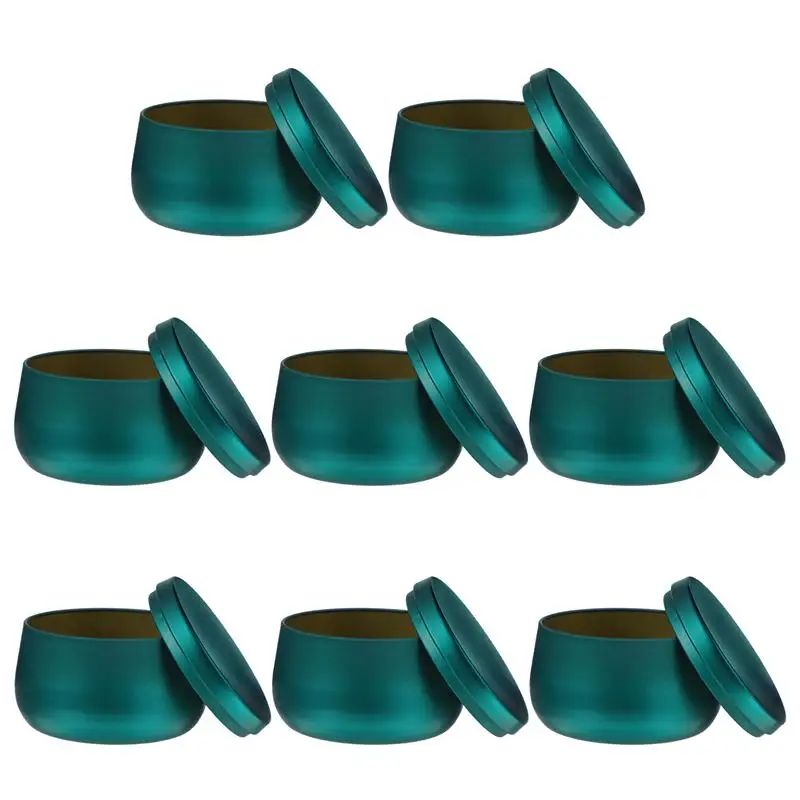 Жестяная Банка для чая 8 шт. круглая коробка хранения свечей конфет бусинок