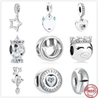 Шарм-браслет из серебра 925 пробы в виде пятиконечной звезды