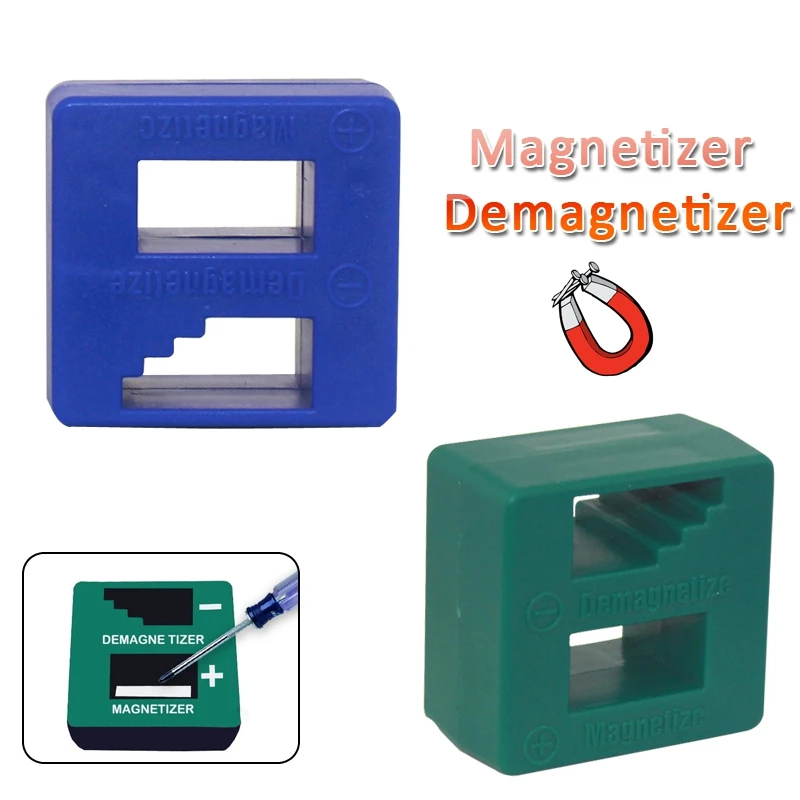 

Blue Green Magnetizer Demagnetizer For Screwdriver Tips Screw Bits Magnetic Pick Up Tool Screwdriver High Quality