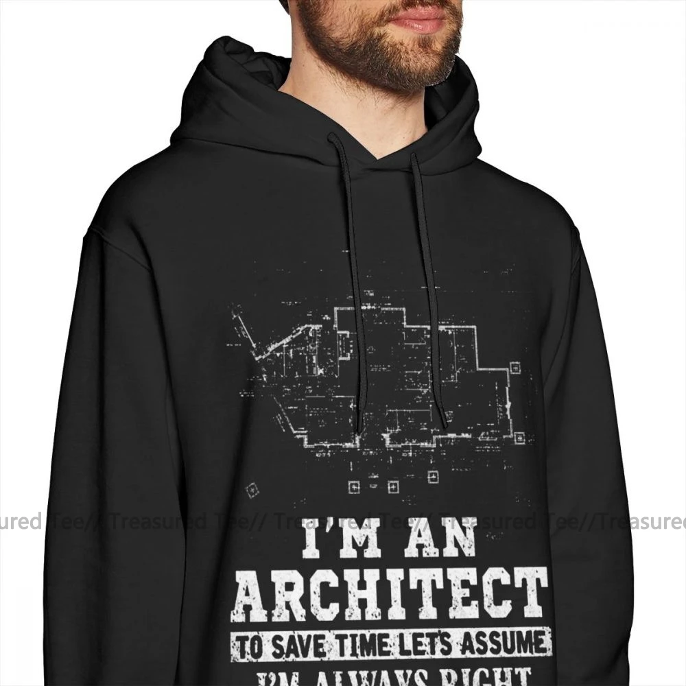 Толстовка с капюшоном Architect I M An Architect, чтобы сэкономить время, толстовки с капюшоном, Осенний фиолетовый пуловер, толстовка с капюшоном, модные длинные толстовки с капюшоном xxxl