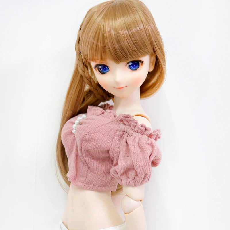 BJD Кукла Одежда с открытыми плечами топ на шнуровке короткая футболка